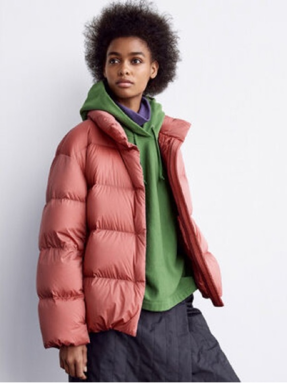 Uniqlo Ultra Light Down Winter Puffer Jacket sz S